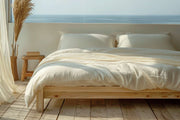 Sleep & Beyond Organic 300 TC Percale Duvet Cover Set