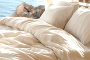 Sleep & Beyond Organic 300 TC Percale Duvet Cover Set