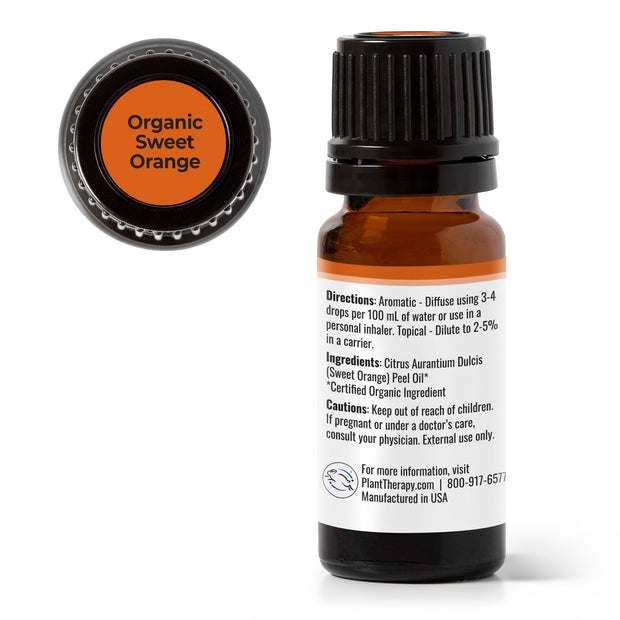 Plant Therapy Organic Sweet Orange Essential Oil