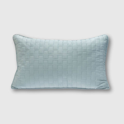 BedVoyage Luxury 100% Viscose from Bamboo Quilted Decorative Pillow - Sky