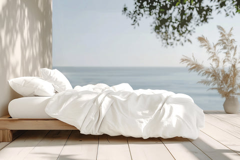Sleep & Beyond Organic 300 TC Percale Sheet Set