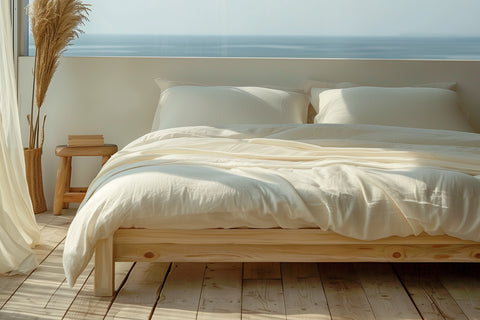 Sleep & Beyond Organic 300 TC Percale Sheet Set