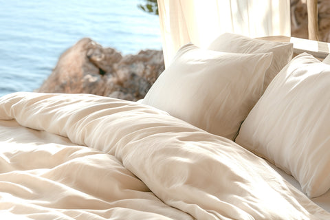Sleep & Beyond Organic 300 TC Percale Sheet Set