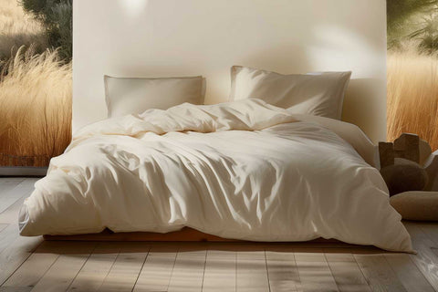 Sleep & Beyond Organic 300 TC Percale Sheet Set