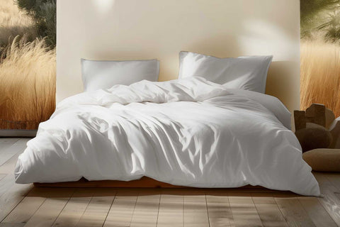 Sleep & Beyond Organic 300 TC Percale Sheet Set