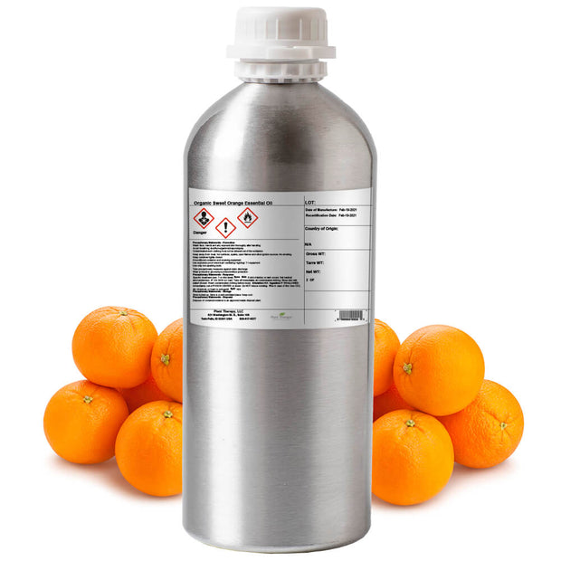 Plant Therapy Organic Sweet Orange Essential Oil Bulk