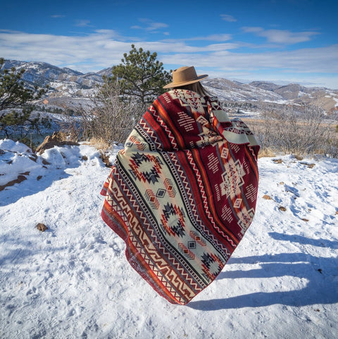 Alpaca Threadz Andean Alpaca Wool Blanket - Wildfire