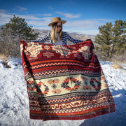 Alpaca Threadz Andean Alpaca Wool Blanket - Wildfire