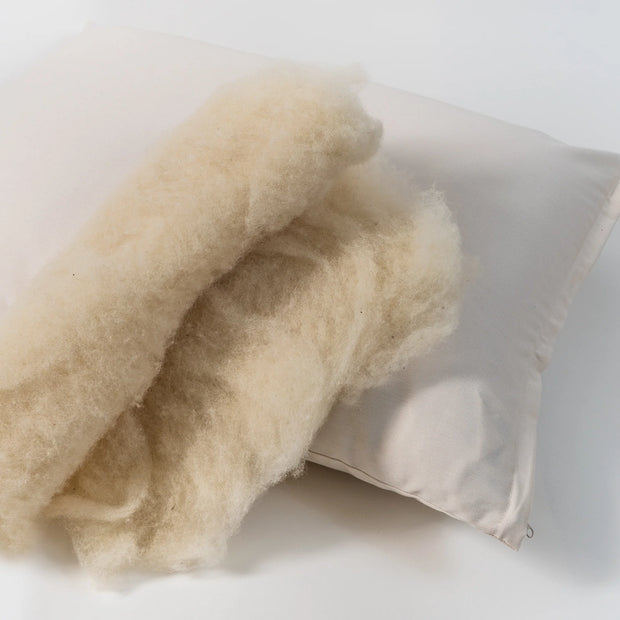 Sachi Organics Wool Pillow - Natural Linens