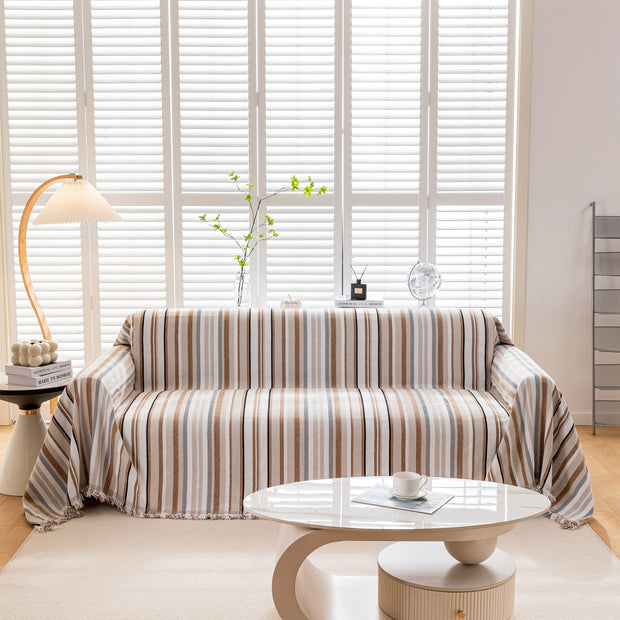 Slipcover KAS™ Modern Minimalist Sofa Throw Cover Cotton Knit Throws for Couch Scratch Proof Couch Cover