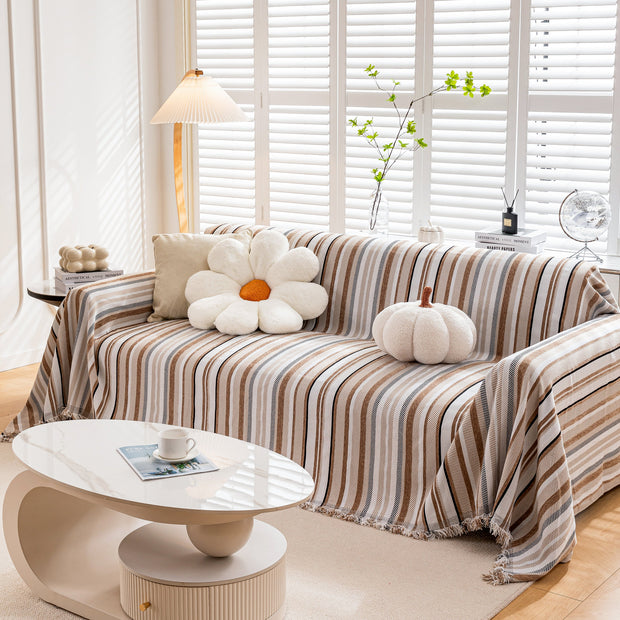 Slipcover KAS™ Modern Minimalist Sofa Throw Cover Cotton Knit Throws for Couch Scratch Proof Couch Cover