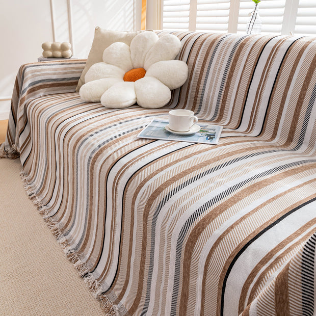 Slipcover KAS™ Modern Minimalist Sofa Throw Cover Cotton Knit Throws for Couch Scratch Proof Couch Cover