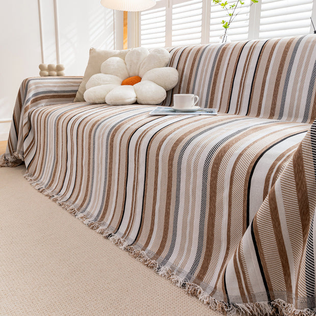 Slipcover KAS™ Modern Minimalist Sofa Throw Cover Cotton Knit Throws for Couch Scratch Proof Couch Cover