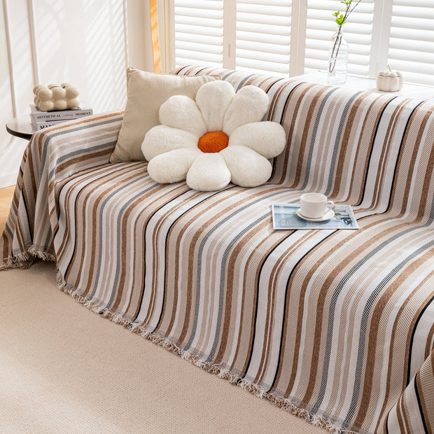 Slipcover KAS™ Modern Minimalist Sofa Throw Cover Cotton Knit Throws for Couch Scratch Proof Couch Cover