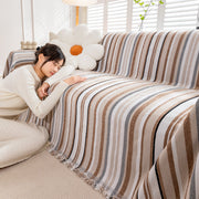 Slipcover KAS™ Modern Minimalist Sofa Throw Cover Cotton Knit Throws for Couch Scratch Proof Couch Cover