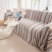 Slipcover KAS™ Modern Minimalist Sofa Throw Cover Cotton Knit Throws for Couch Scratch Proof Couch Cover