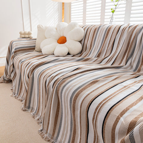 Slipcover KAS™ Modern Minimalist Sofa Throw Cover Cotton Knit Throws for Couch Scratch Proof Couch Cover