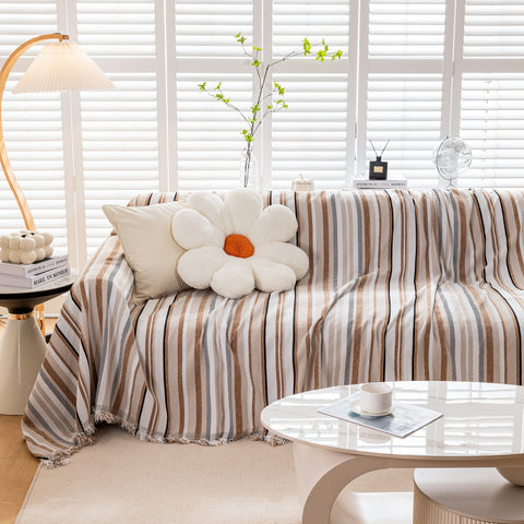 Slipcover KAS™ Modern Minimalist Sofa Throw Cover Cotton Knit Throws for Couch Scratch Proof Couch Cover