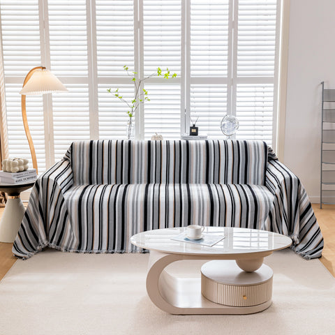 Slipcover KAS™ Modern Minimalist Sofa Throw Cover Cotton Knit Throws for Couch Scratch Proof Couch Cover