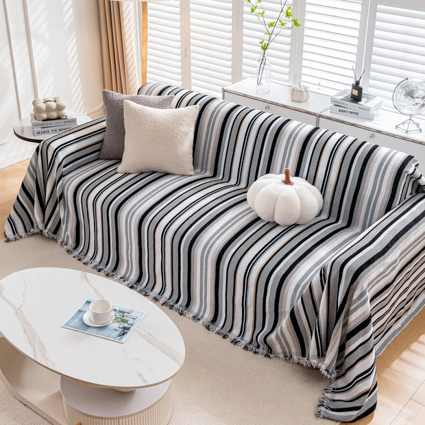 Slipcover KAS™ Modern Minimalist Sofa Throw Cover Cotton Knit Throws for Couch Scratch Proof Couch Cover