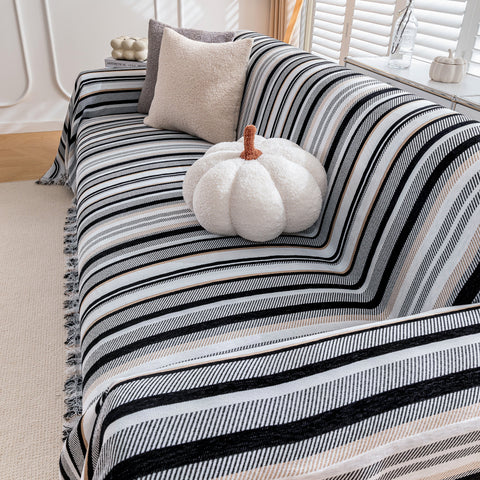 Slipcover KAS™ Modern Minimalist Sofa Throw Cover Cotton Knit Throws for Couch Scratch Proof Couch Cover