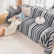 Slipcover KAS™ Modern Minimalist Sofa Throw Cover Cotton Knit Throws for Couch Scratch Proof Couch Cover