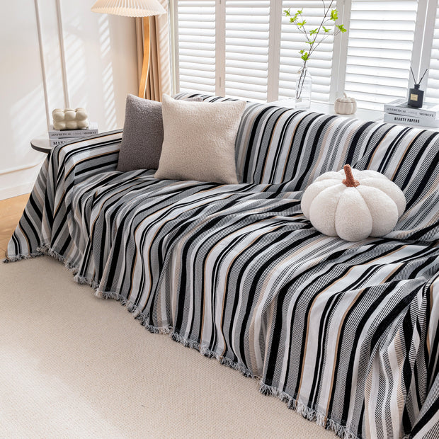 Slipcover KAS™ Modern Minimalist Sofa Throw Cover Cotton Knit Throws for Couch Scratch Proof Couch Cover