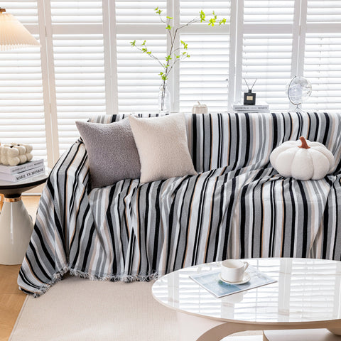 Slipcover KAS™ Modern Minimalist Sofa Throw Cover Cotton Knit Throws for Couch Scratch Proof Couch Cover