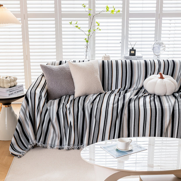 Slipcover KAS™ Modern Minimalist Sofa Throw Cover Cotton Knit Throws for Couch Scratch Proof Couch Cover