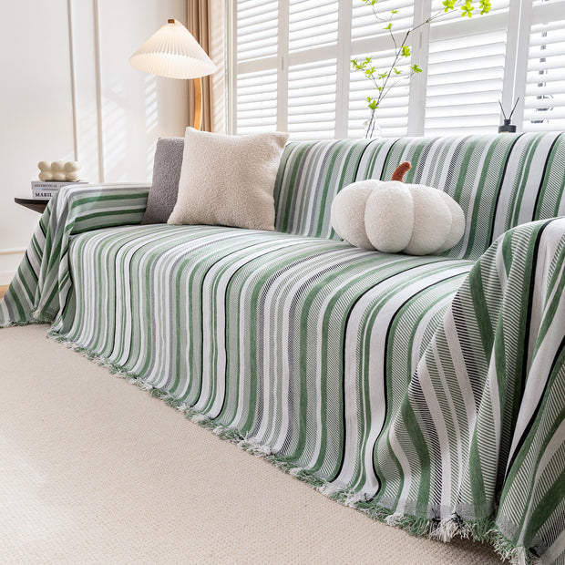 Slipcover KAS™ Modern Minimalist Sofa Throw Cover Cotton Knit Throws for Couch Scratch Proof Couch Cover