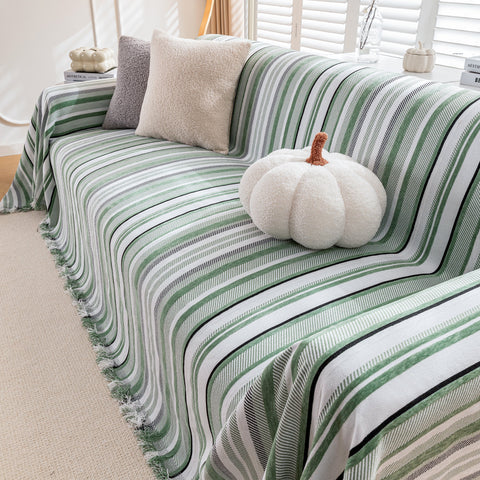 Slipcover KAS™ Modern Minimalist Sofa Throw Cover Cotton Knit Throws for Couch Scratch Proof Couch Cover