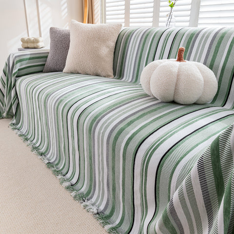 Slipcover KAS™ Modern Minimalist Sofa Throw Cover Cotton Knit Throws for Couch Scratch Proof Couch Cover