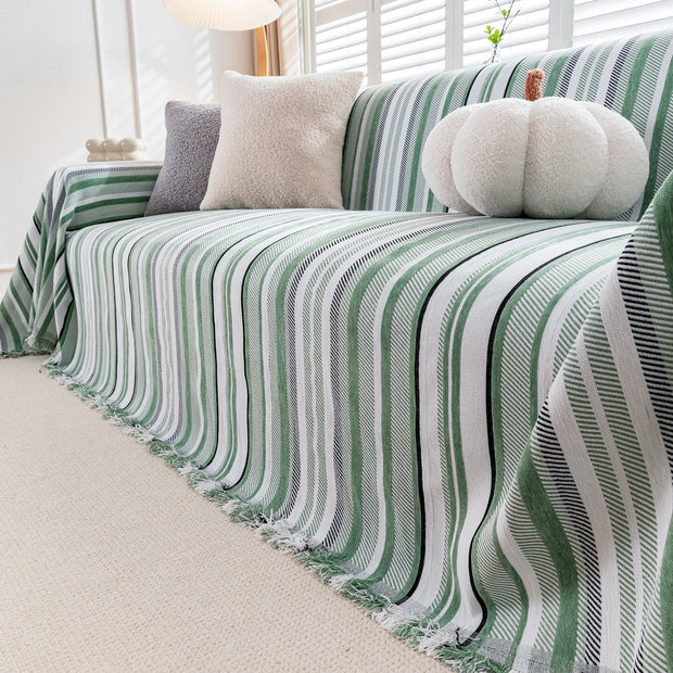 Slipcover KAS™ Modern Minimalist Sofa Throw Cover Cotton Knit Throws for Couch Scratch Proof Couch Cover