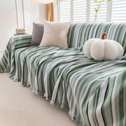 Slipcover KAS™ Modern Minimalist Sofa Throw Cover Cotton Knit Throws for Couch Scratch Proof Couch Cover