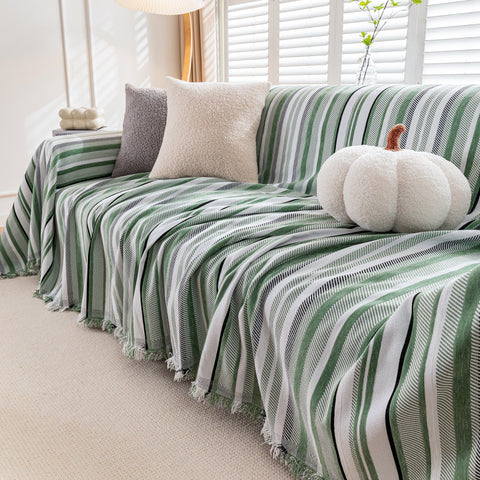 Slipcover KAS™ Modern Minimalist Sofa Throw Cover Cotton Knit Throws for Couch Scratch Proof Couch Cover