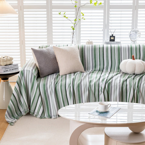 Slipcover KAS™ Modern Minimalist Sofa Throw Cover Cotton Knit Throws for Couch Scratch Proof Couch Cover