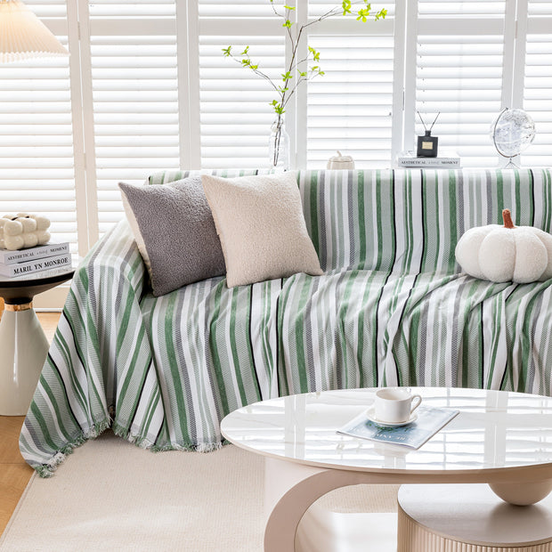 Slipcover KAS™ Modern Minimalist Sofa Throw Cover Cotton Knit Throws for Couch Scratch Proof Couch Cover