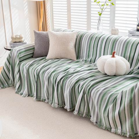 Slipcover KAS™ Modern Minimalist Sofa Throw Cover Cotton Knit Throws for Couch Scratch Proof Couch Cover