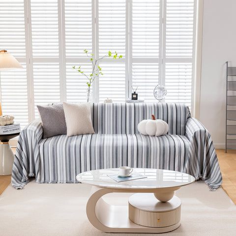 Slipcover KAS™ Modern Minimalist Sofa Throw Cover Cotton Knit Throws for Couch Scratch Proof Couch Cover