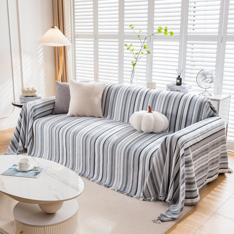 Slipcover KAS™ Modern Minimalist Sofa Throw Cover Cotton Knit Throws for Couch Scratch Proof Couch Cover