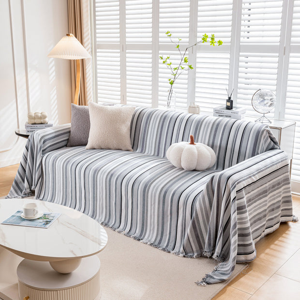 Slipcover KAS™ Modern Minimalist Sofa Throw Cover Cotton Knit Throws for Couch Scratch Proof Couch Cover