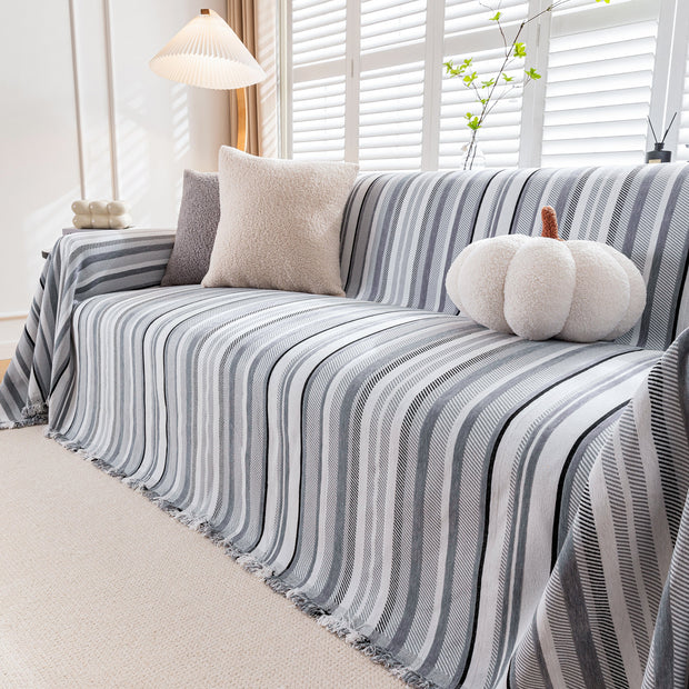 Slipcover KAS™ Modern Minimalist Sofa Throw Cover Cotton Knit Throws for Couch Scratch Proof Couch Cover