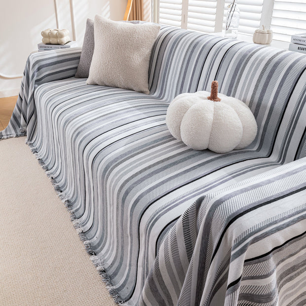 Slipcover KAS™ Modern Minimalist Sofa Throw Cover Cotton Knit Throws for Couch Scratch Proof Couch Cover