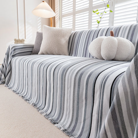 Slipcover KAS™ Modern Minimalist Sofa Throw Cover Cotton Knit Throws for Couch Scratch Proof Couch Cover