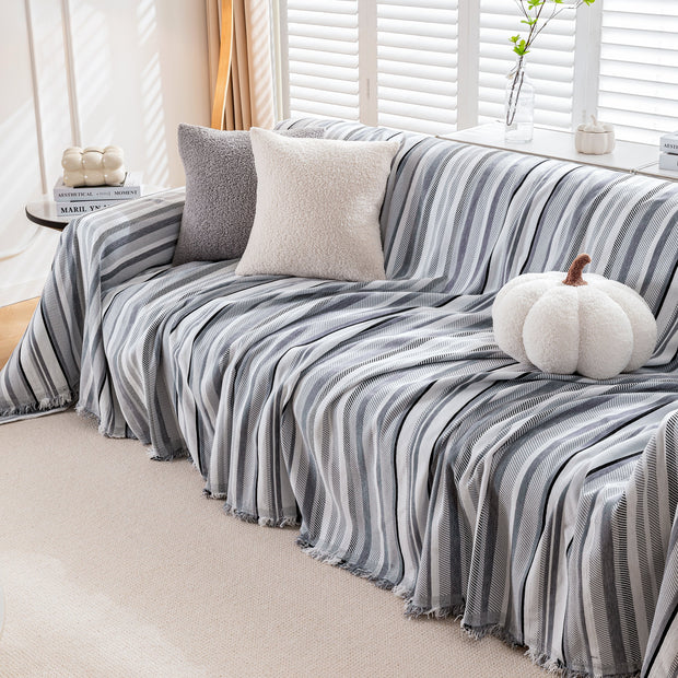 Slipcover KAS™ Modern Minimalist Sofa Throw Cover Cotton Knit Throws for Couch Scratch Proof Couch Cover