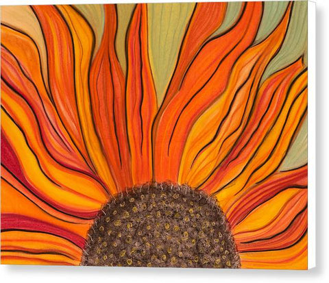EarthWise Designs Sunflower I - Canvas Print