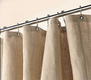 Bean Products Natural Hemp Shower Curtain - Natural Linens