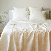 BedVoyage Luxury 100% Viscose from Bamboo Quilted Coverlet - Natural Linens