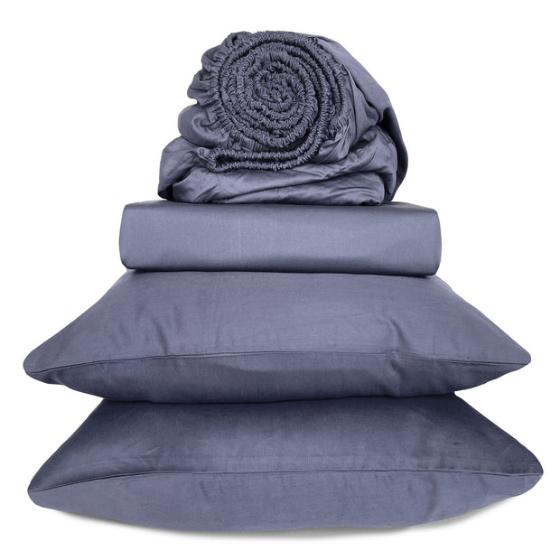 BedVoyage Luxury 100% Viscose from Bamboo Bed SPLIT King (Adjustable Bed) Sheet Set - Natural Linens