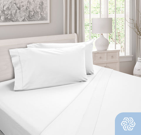 DreamFit® 100% Egyptian Cotton Pillowcase Set - Natural Linens